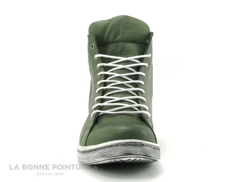 Andrea Conti 0341500 Olive - Basket Montante Kaki 2 Andrea Conti 0341500 Olive - Basket Montante Kaki – Image 2