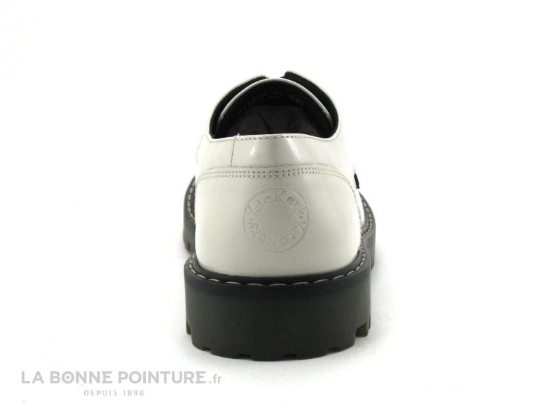 Kickers KICK DECKLOW Blanc Casse Vernis - 911270 - Derbi Femme 4 Kickers KICK DECKLOW Blanc Casse Vernis - 911270 - Derbi Femme â Image 4