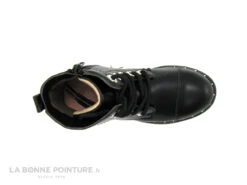 Wipop WOLFFY Noir - Boots Fille Noires - Oeillets Fleurs Argent -Optimal Chaussures Magasin cd24607c73b9e66c561f35ea11d5d5ef img 4003.jpg 176544