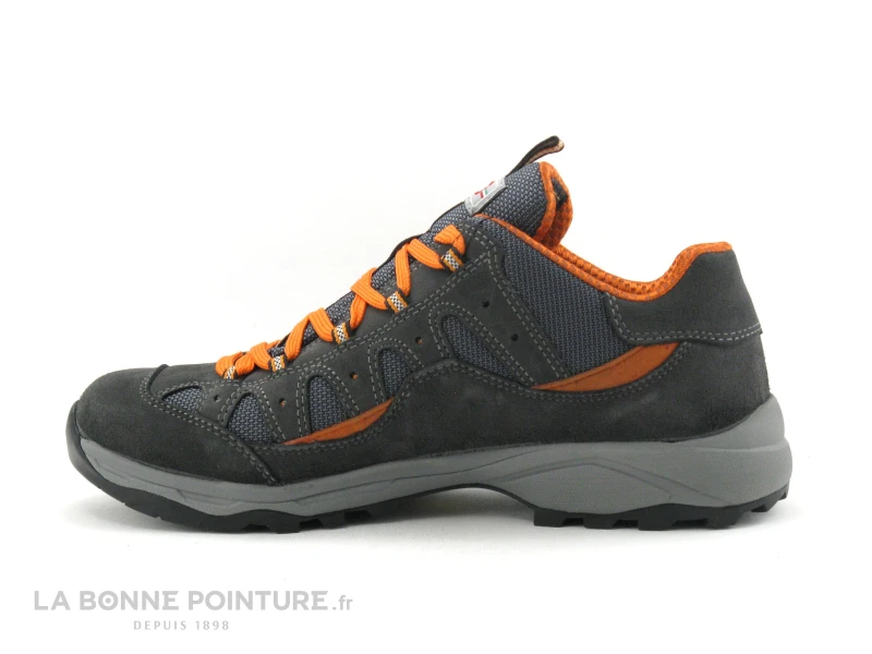 Olang ZENITH Tex - Gris Orange - Chaussure Randonnee Homme 3 Olang ZENITH Tex - Gris Orange - Chaussure Randonnee Homme – Image 3