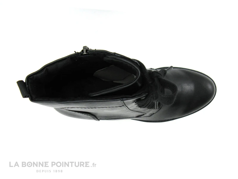 Marco Tozzi 2-25204-27 - Bottine Noire A Lacet Avec Talon Haut Epais 6 Marco Tozzi 2-25204-27 - Bottine Noire A Lacet Avec Talon Haut Epais â Image 6