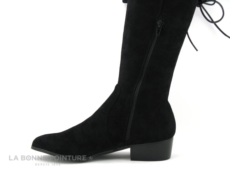 The Divine Factory QL4553 Noir - Botte Cuissarde Noire 4 The Divine Factory QL4553 Noir - Botte Cuissarde Noire â Image 4