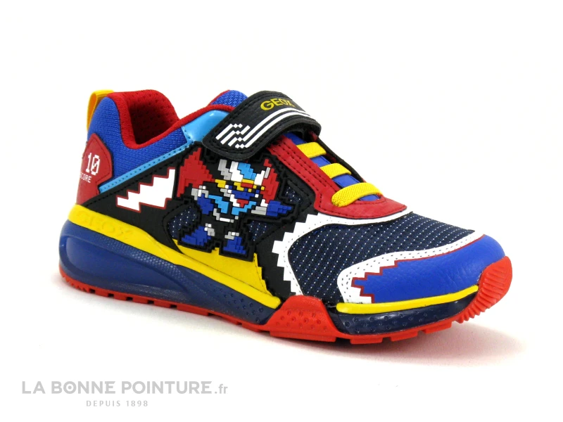 Geox Pixel J26FEA Bayonyc Royal-Red - Sneakers GARCON 5 Geox Pixel J26FEA Bayonyc Royal-Red - Sneakers GARCON â Image 5