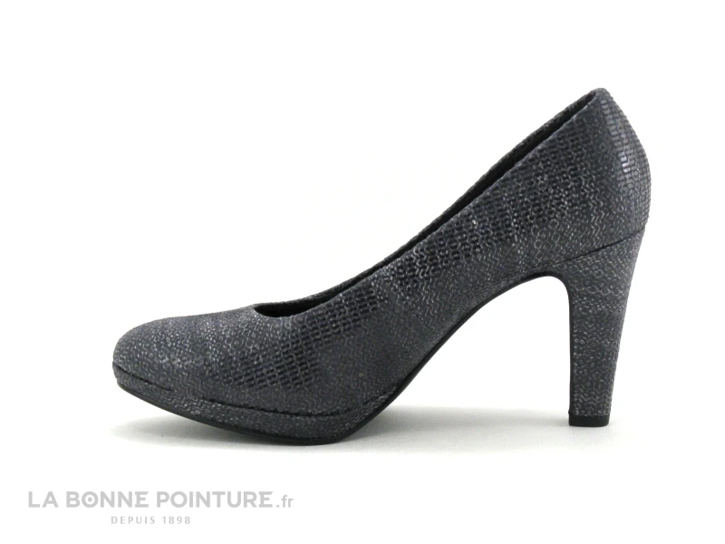 Marco Tozzi 2-22408-35 Dk Grey - Escarpin Gris Talon Haut 3 Marco Tozzi 2-22408-35 Dk Grey - Escarpin Gris Talon Haut – Image 3