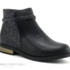 Wipop JELLE Noir - Boots Fille A Zip