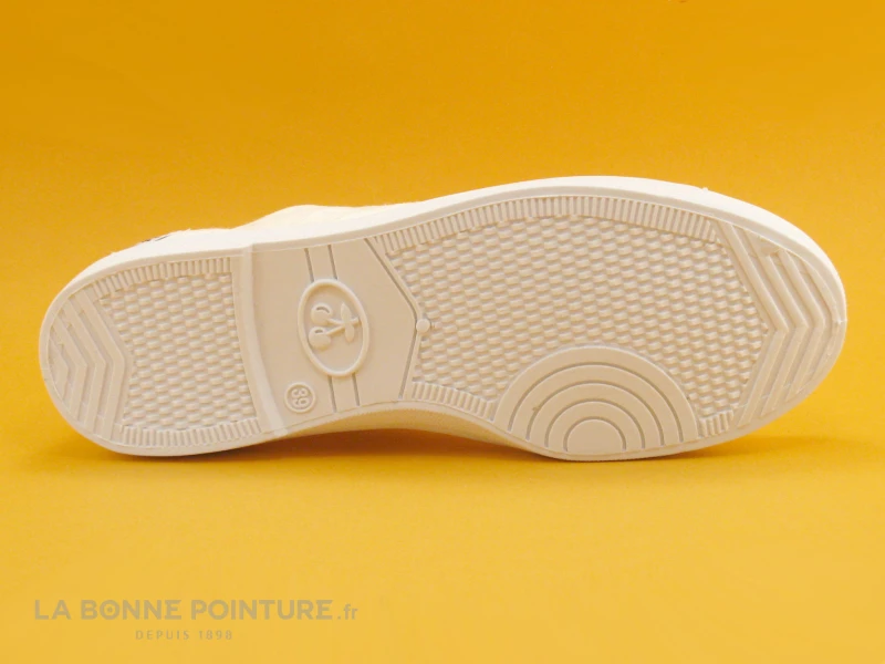 Le Temps Des Cerises BASIC 02 Dentelle Blanc - Basket Toile 7 Le Temps Des Cerises BASIC 02 Dentelle Blanc - Basket Toile – Image 7