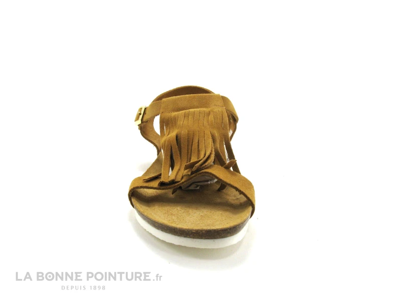Amoa 16008 Lyon Cognac Franges - Sandale 2 Amoa 16008 Lyon Cognac Franges - Sandale – Image 2