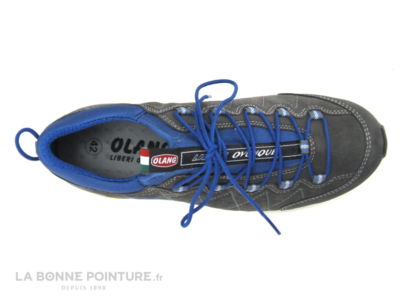 Olang GHIBLI Gris Bleu - Basket Randonnee Homme 6 Olang GHIBLI Gris Bleu - Basket Randonnee Homme – Image 6