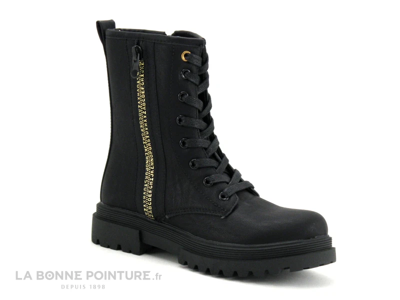 Lilybellule ISSEL Noir 9480 - Bottine Fille Lacet Et Zip 5 Lilybellule ISSEL Noir 9480 - Bottine Fille Lacet Et Zip – Image 5