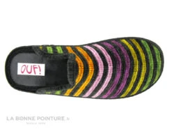 Ouf GRAVURE Gris - Rayures Multicolores - Pantoufle Mule Femme 7 Ouf GRAVURE Gris - Rayures Multicolores - Pantoufle Mule Femme -Optimal Chaussures Magasin cd24607c73b9e66c561f35ea11d5d5ef img 4673.jpg 177291