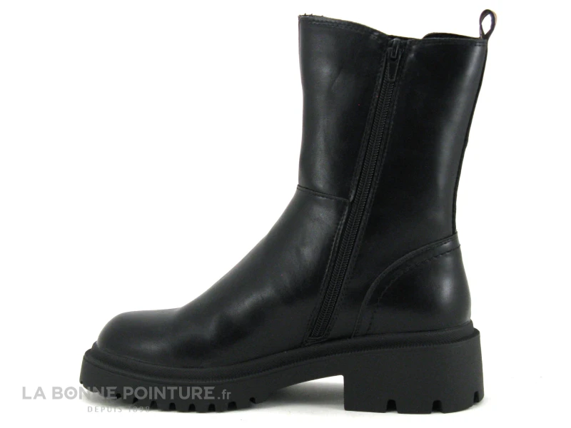 The Divine Factory QL4717 Noir - Bottine Noire - Ruban Camel 3 The Divine Factory QL4717 Noir - Bottine Noire - Ruban Camel – Image 3