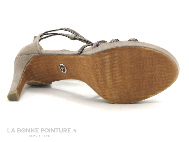 Marco Tozzi 2-28304-22 Taupe Comb - Nu-pieds Montant Talon Haut 7 Marco Tozzi 2-28304-22 Taupe Comb - Nu-pieds Montant Talon Haut – Image 7