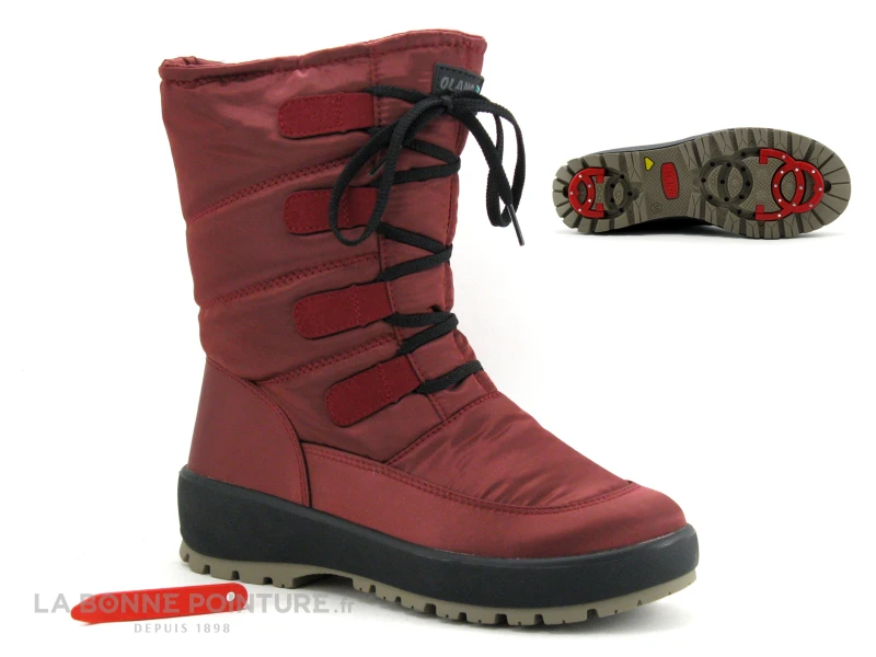 Olang CARMEN OC TEX Bordeaux - Botte Neige Femme 1 Olang CARMEN OC TEX Bordeaux - Botte Neige Femme