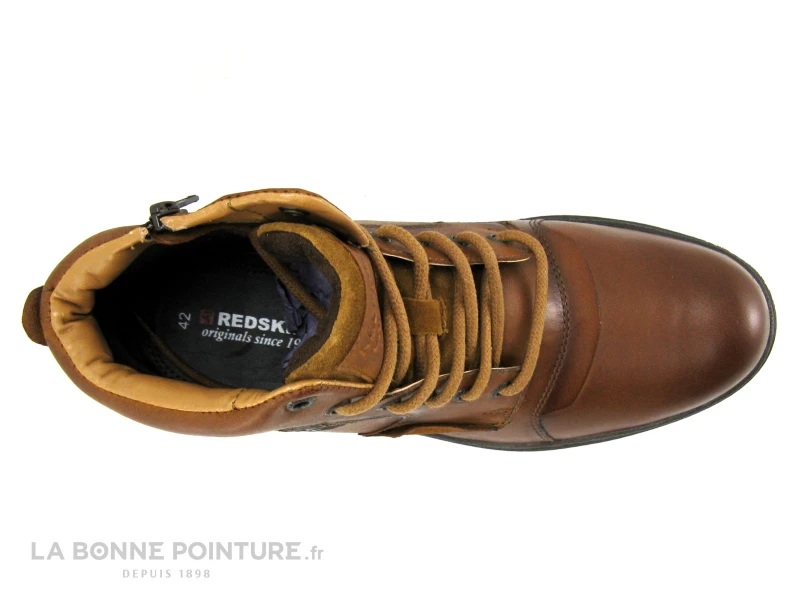 Redskins TRIOMPHE Cognac NS89147 - Boots Homme Cuir Marron 6 Redskins TRIOMPHE Cognac NS89147 - Boots Homme Cuir Marron â Image 6