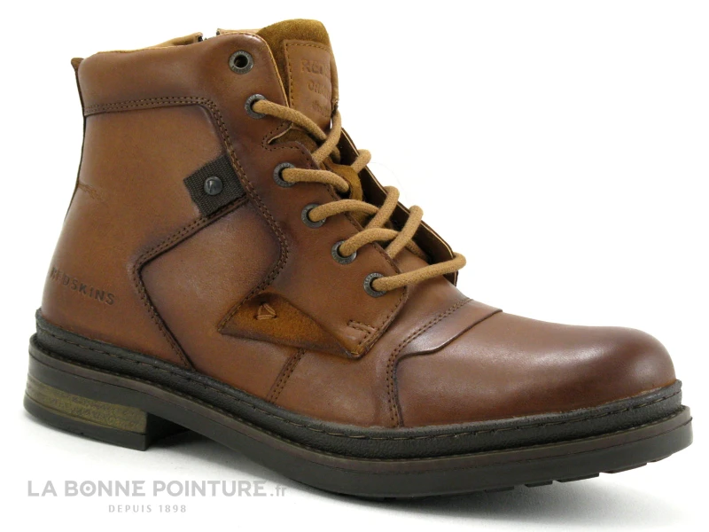 Redskins TRIOMPHE Cognac NS89147 - Boots Homme Cuir Marron 1 Redskins TRIOMPHE Cognac NS89147 - Boots Homme Cuir Marron