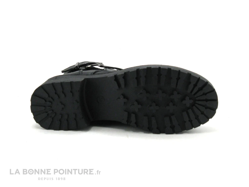 Happy Bee B850860 Black - Boots Fille Noire - Semelle Epaisse Et Crantee 4 Happy Bee B850860 Black - Boots Fille Noire - Semelle Epaisse Et Crantee – Image 4