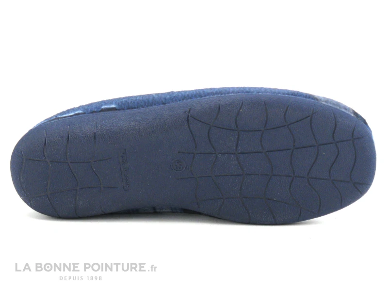 Zels 7023 Marino - Ecossais - Charentaise Bleu Marine Homme 6 Zels 7023 Marino - Ecossais - Charentaise Bleu Marine Homme â Image 6