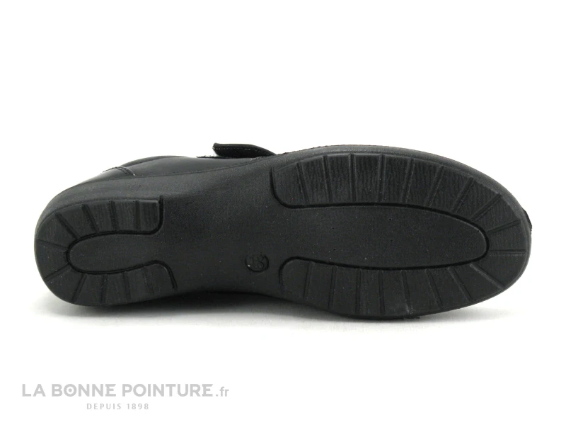 Sweet R CENTAINE Noir - Chaussure Basse Femme Avec Scratch 6 Sweet R CENTAINE Noir - Chaussure Basse Femme Avec Scratch â Image 6