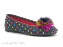 Zels 2378 Gris - Pois Et Pompon Multicolores - Pantoufle Ballerine 9 Zels 2378 Gris - Pois Et Pompon Multicolores - Pantoufle Ballerine -Optimal Chaussures Magasin cd24607c73b9e66c561f35ea11d5d5ef img 5026.jpg 177940