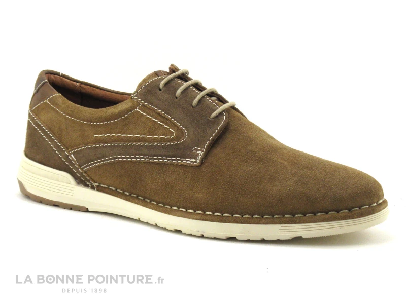Point D Orgues POFO Beige Fonce - Chaussure Derbi Homme 1 Point D Orgues POFO Beige Fonce - Chaussure Derbi Homme