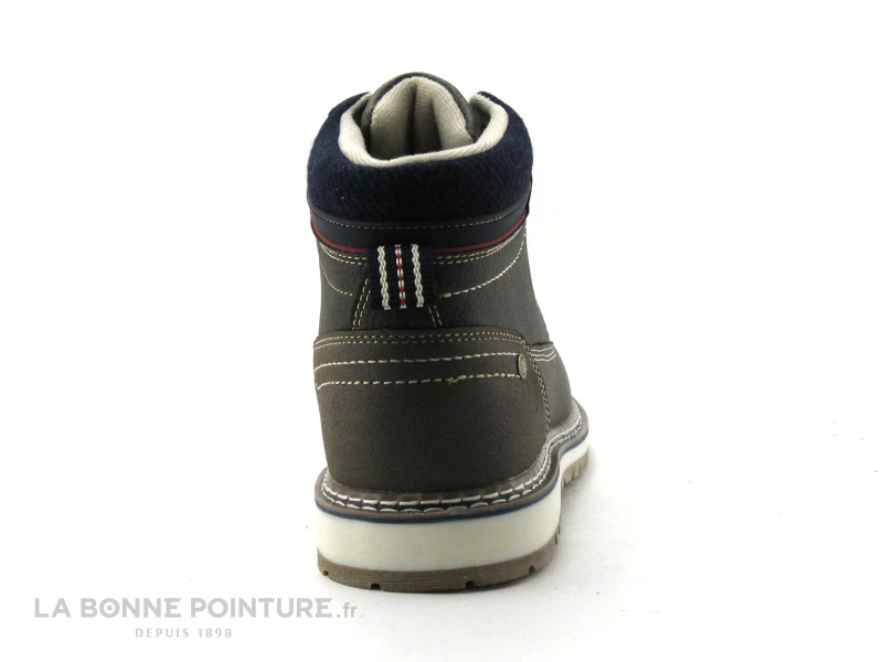 Streeter HOLOU Marron Fonce - Haut Marine - Boots Homme 4 Streeter HOLOU Marron Fonce - Haut Marine - Boots Homme – Image 4