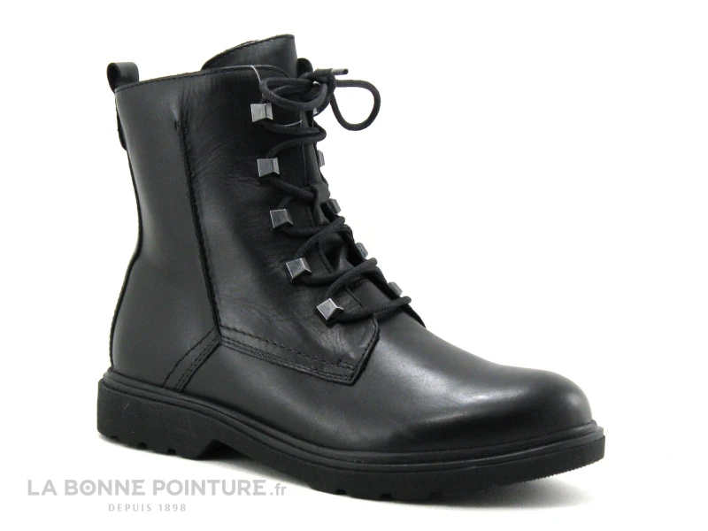 Marco Tozzi 2-25276-35 Black Nappa-boots Femme Lacets Zip 1 Marco Tozzi 2-25276-35 Black Nappa-boots Femme Lacets Zip