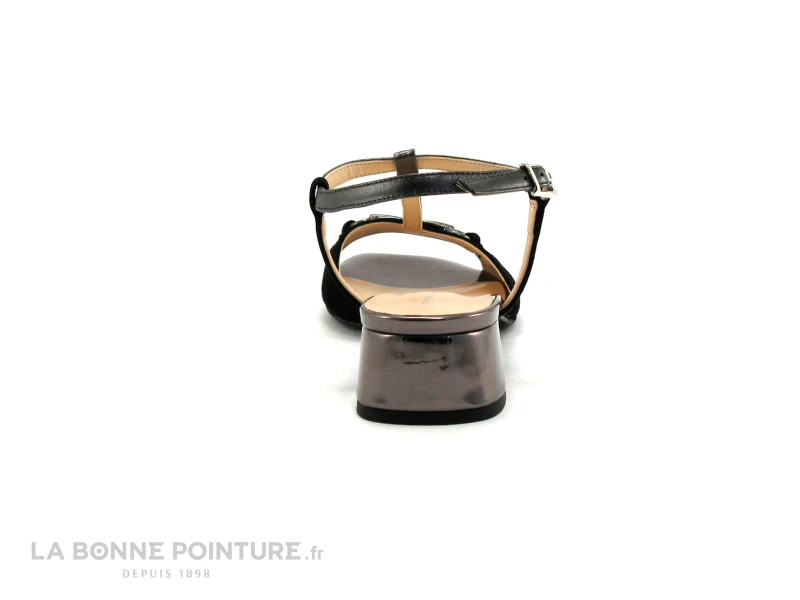 Brenda Zaro F3257 ZOE Noir Anthracite - Nu-pieds Bride Salome 4 Brenda Zaro F3257 ZOE Noir Anthracite - Nu-pieds Bride Salome – Image 4