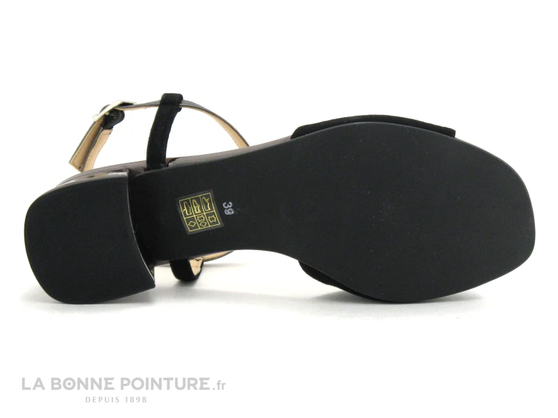 Brenda Zaro F3257 ZOE Noir Anthracite - Nu-pieds Bride Salome 7 Brenda Zaro F3257 ZOE Noir Anthracite - Nu-pieds Bride Salome – Image 7