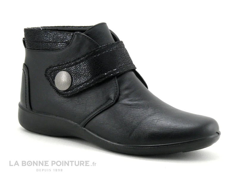 Sweet R CETIS Noir - Chaussure Montante Femme Avec Scratch 1 Sweet R CETIS Noir - Chaussure Montante Femme Avec Scratch