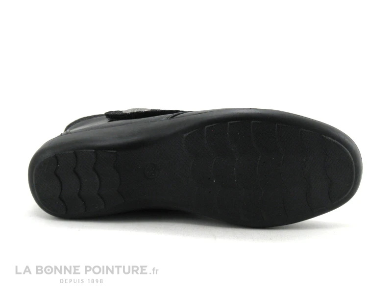 Sweet R CETIS Noir - Chaussure Montante Femme Avec Scratch 4 Sweet R CETIS Noir - Chaussure Montante Femme Avec Scratch – Image 4