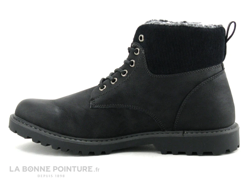 Moza-X B246310 Black - Bottine A Lacet Homme - Interieur Chaud 2 Moza-X B246310 Black - Bottine A Lacet Homme - Interieur Chaud – Image 2