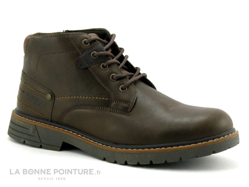 Broker And Co 18836 Marron - Chaussure Montante Homme 1 Broker And Co 18836 Marron - Chaussure Montante Homme
