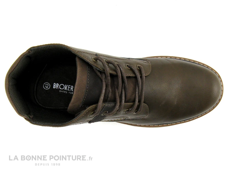 Broker And Co 18836 Marron - Chaussure Montante Homme 3 Broker And Co 18836 Marron - Chaussure Montante Homme – Image 3