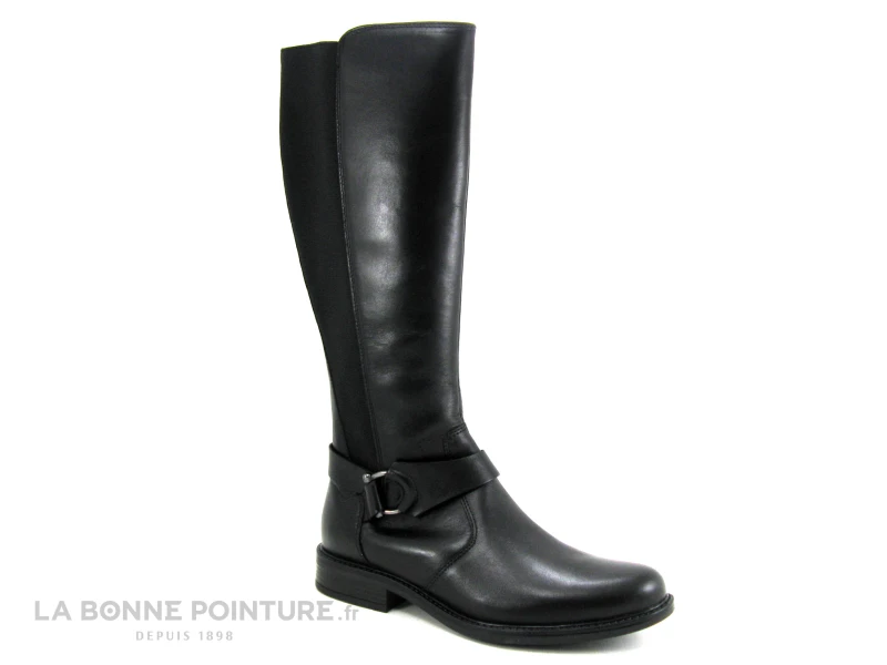 Lily Mood FIXE Noir - Botte Femme Avec Partie Elastique 5 Lily Mood FIXE Noir - Botte Femme Avec Partie Elastique â Image 5