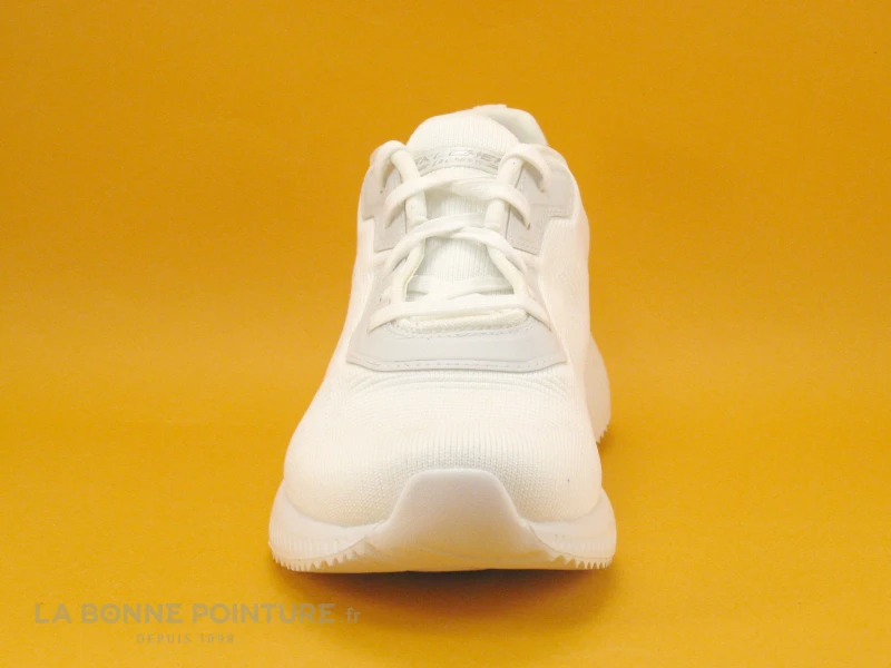 Skechers 32504 BOBS SQUAD Tough Talk - Basket Sport Femme Blanche 2 Skechers 32504 BOBS SQUAD Tough Talk - Basket Sport Femme Blanche – Image 2