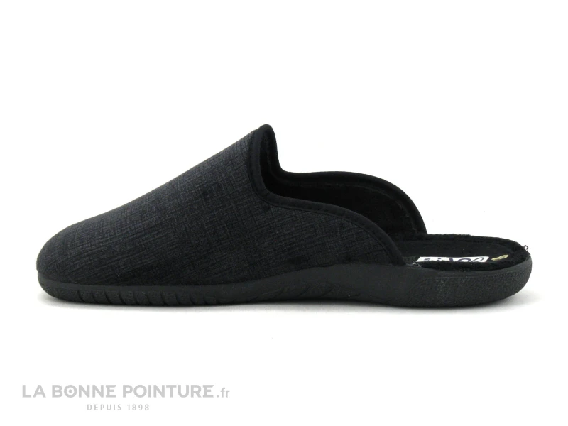 Ouf Initial Avesto Noir - Pantoufles Homme 2 Ouf Initial Avesto Noir - Pantoufles Homme – Image 2