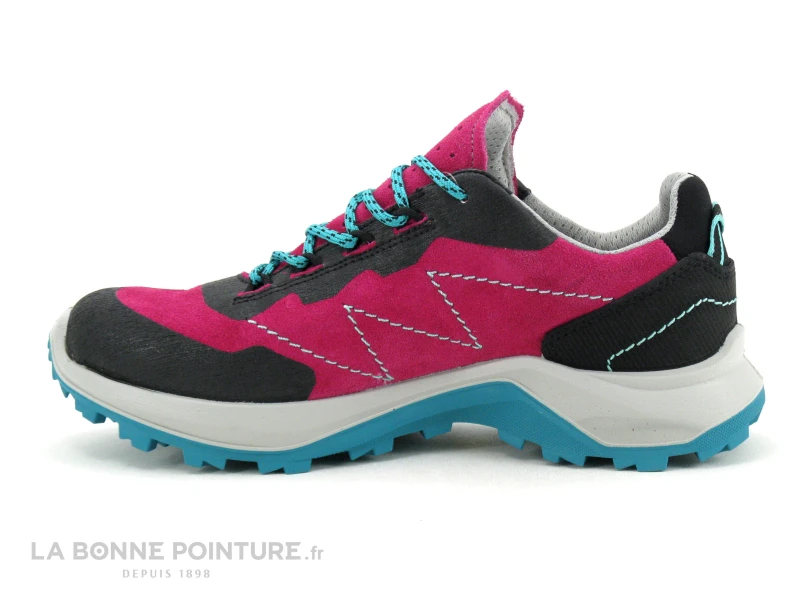 Grisport 14701V19G - Fuchsia - Noir - Turquoise - Basket Rando Femme 3 Grisport 14701V19G - Fuchsia - Noir - Turquoise - Basket Rando Femme – Image 3