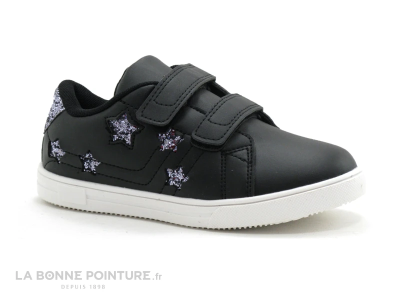 Oxide DOWEN Noir Mat - 10934 - Etoiles Paillettes - Sneakers Fille 1 Oxide DOWEN Noir Mat - 10934 - Etoiles Paillettes - Sneakers Fille