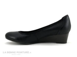 Tamaris 1-22320-20 Black - Escarpin Compense En Cuir Noir 9 Tamaris 1-22320-20 Black - Escarpin Compense En Cuir Noir -Optimal Chaussures Magasin cd24607c73b9e66c561f35ea11d5d5ef img 6030.jpg 178775