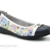 Inea INDIRA Blanc Multicolore - Ballerine Femme