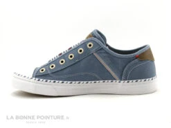 Mustang 1376-402-807 Bleu Ciel - Basket Sans Lacet Femme En Toile -Optimal Chaussures Magasin cd24607c73b9e66c561f35ea11d5d5ef img 6090.jpg 178969