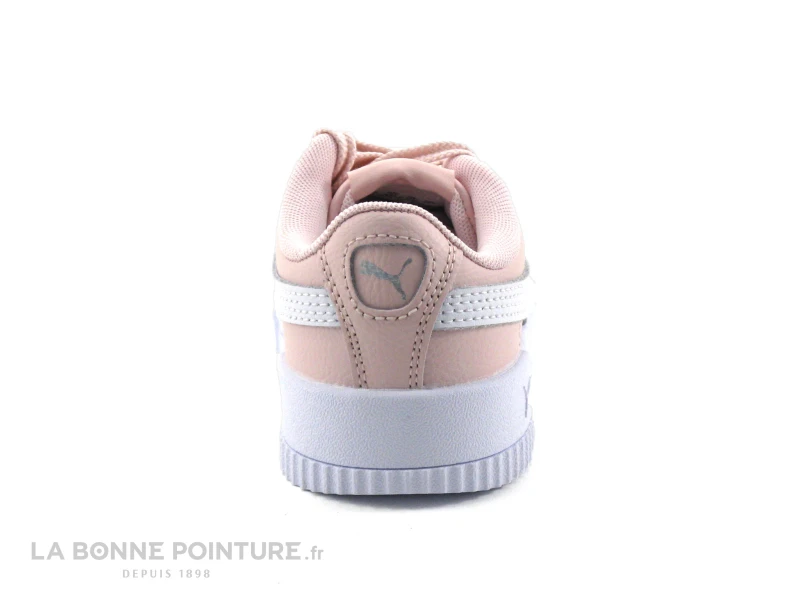Puma PS CARINA 370678Y33 - Basket Fille Rose Et Blanche 4 Puma PS CARINA 370678Y33 - Basket Fille Rose Et Blanche â Image 4