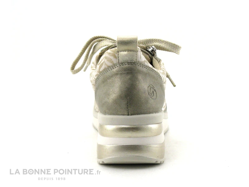 Remonte D2401-60 - Beige Combine - Basket Talon Compense 4 Remonte D2401-60 - Beige Combine - Basket Talon Compense â Image 4