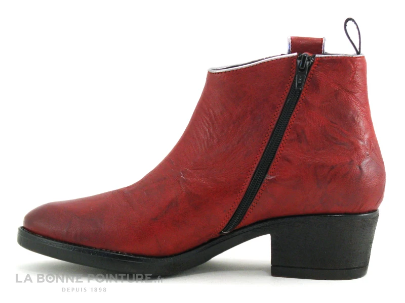 La Vie Est Belle VH19B01 Rouge - Boots Western Femme 3 La Vie Est Belle VH19B01 Rouge - Boots Western Femme – Image 3