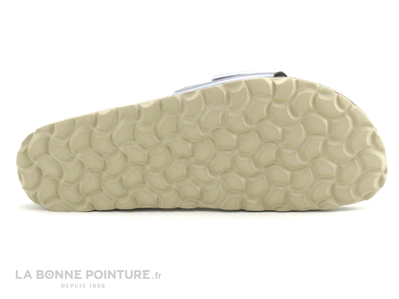 Autenti 689761 Gris Metal - Large Bride - Mule Femme 4 Autenti 689761 Gris Metal - Large Bride - Mule Femme – Image 4