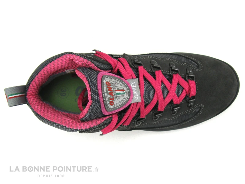 Olang GOTTARDO Tex Anthracite Fuxia - Basket Montante Rando Femme 6 Olang GOTTARDO Tex Anthracite Fuxia - Basket Montante Rando Femme – Image 6