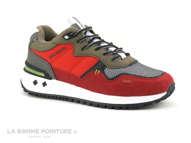 Dockers 50PW002 Rouge - Basket Ville Homme 1 Dockers 50PW002 Rouge - Basket Ville Homme