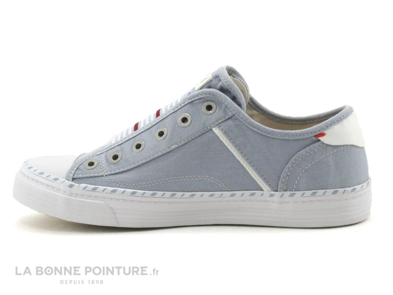 Mustang 1376-401-896 Jeans Bleu Clair - Basket Slippers Femme 3 Mustang 1376-401-896 Jeans Bleu Clair - Basket Slippers Femme – Image 3
