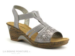 Linea Supremo 6922004 Taupe - Nu-pieds Femme
