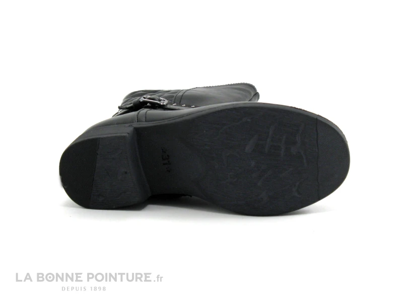 Wipop DELVIS Noir - Arriere Matelasse - Botte Fille 7 Wipop DELVIS Noir - Arriere Matelasse - Botte Fille – Image 7